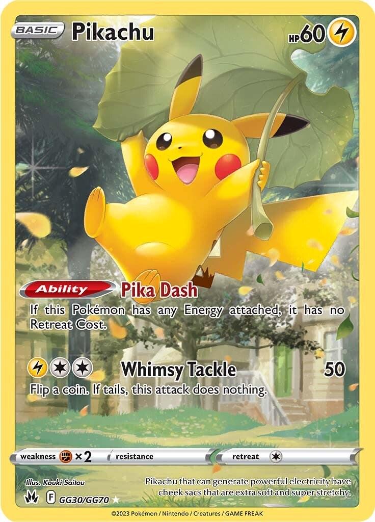 Crown Zenith Pikachu Pokémon card